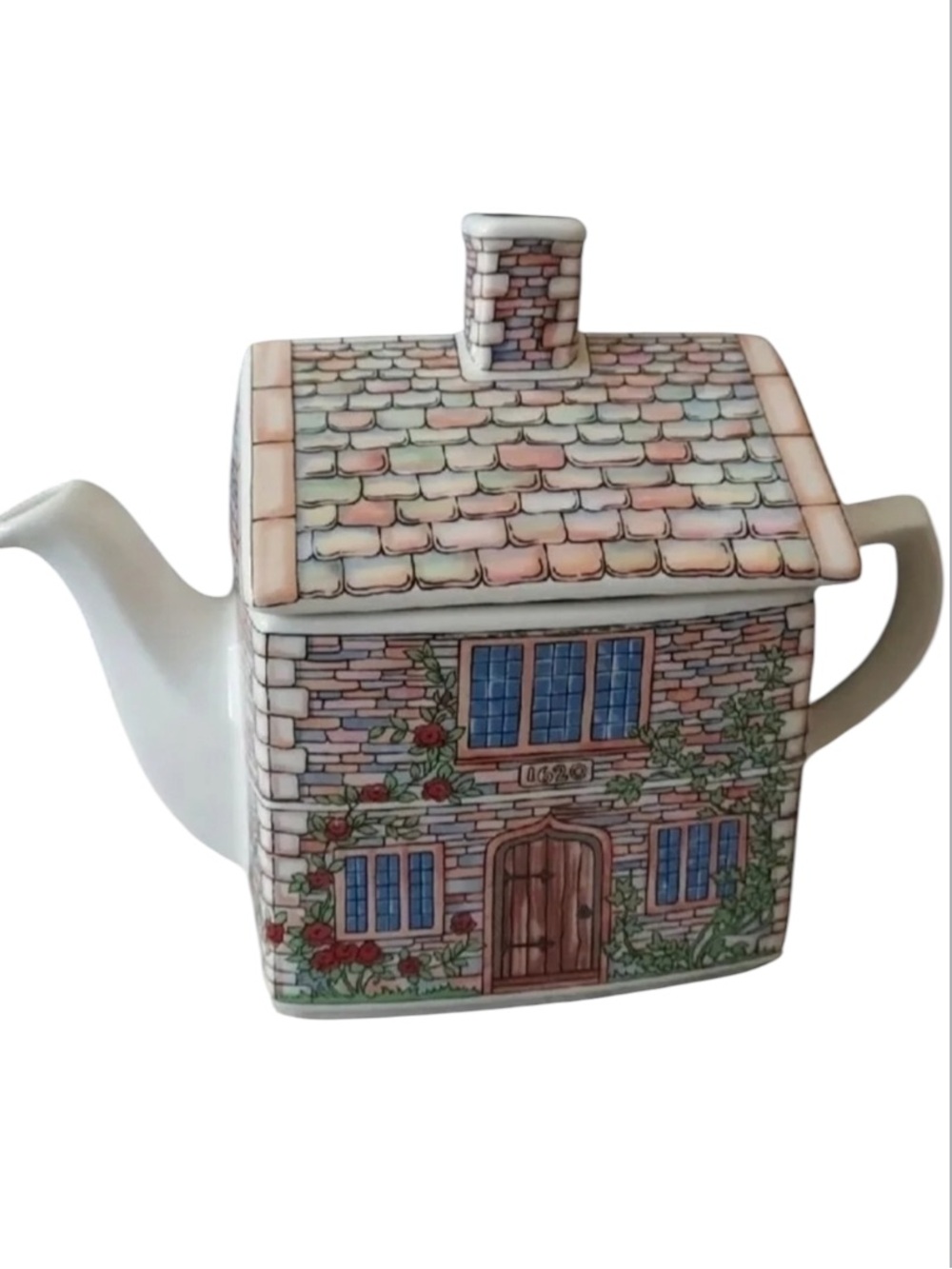 JAMES Sadler 17th Century Cottage Decorative Teapot Lid English Country Houses